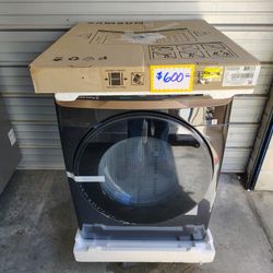 Dryer Smart Electric 7.5 cu ft Stackable Vented Steam Sanitize Samsung 