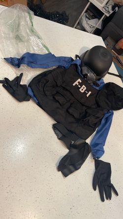 Child’s medium FBI Halloween costume
