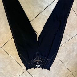 Ankle Jeans With Paper Bag Waist And Stretch