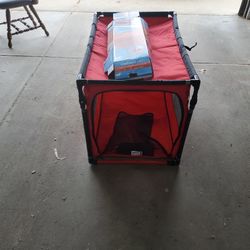 Large Portable Dog Kennel Plus Bed