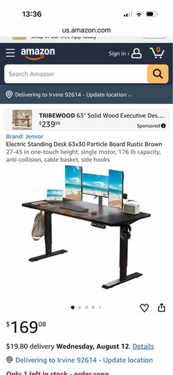Electric Height Adjustable Standing Desk