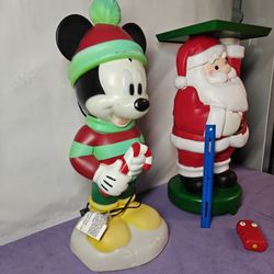 Vintage Christmas decorations.