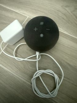 Amazon Echo Dot (4th or 5th Generation) Charcoal color.