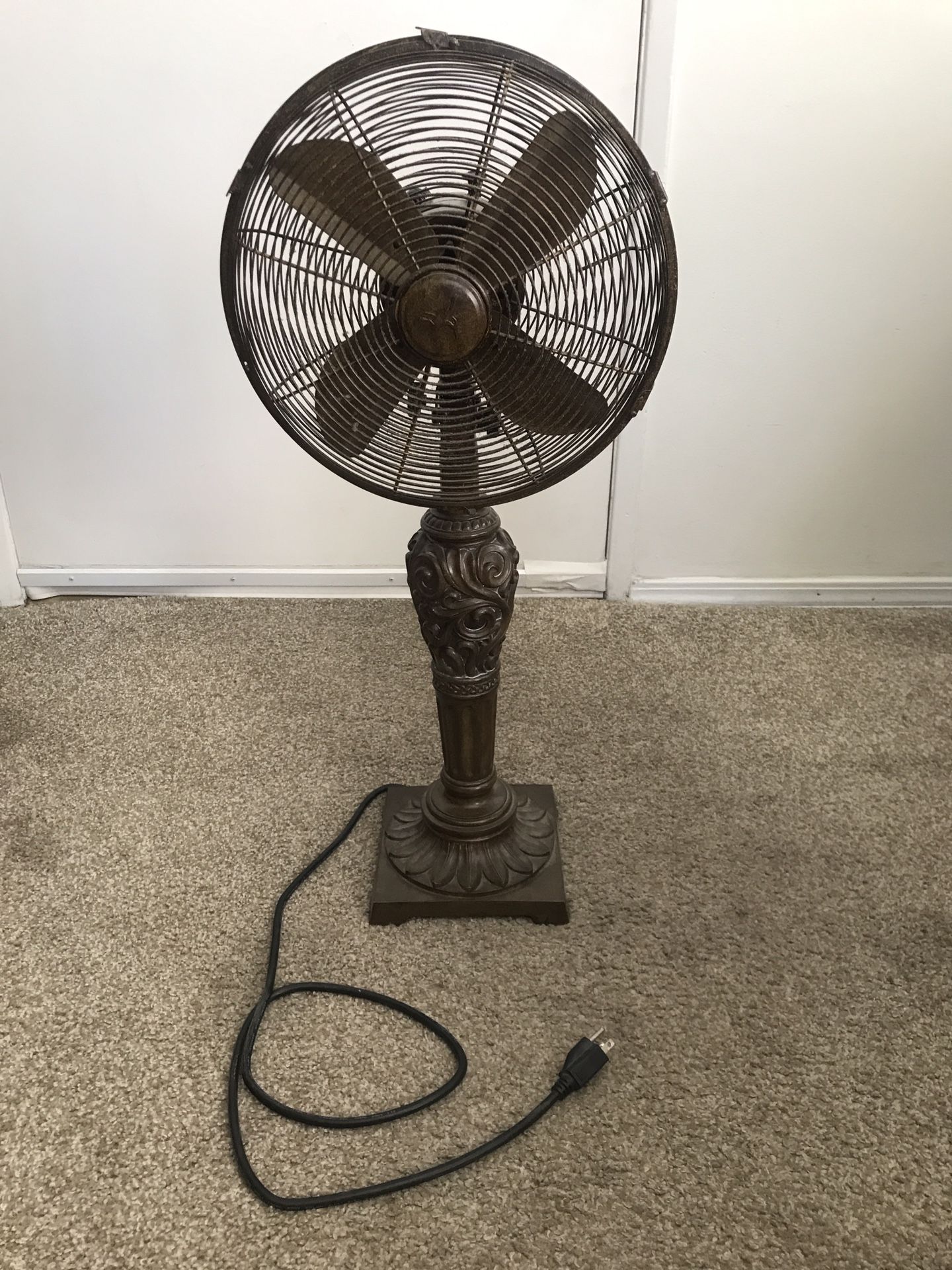 Retro Baroque Reproduction Floor Fan