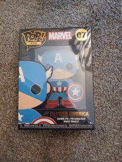 Captain America pop pin