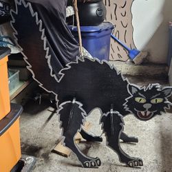 3d Vintage Wooden Halloween Decorations. 80s / 90s