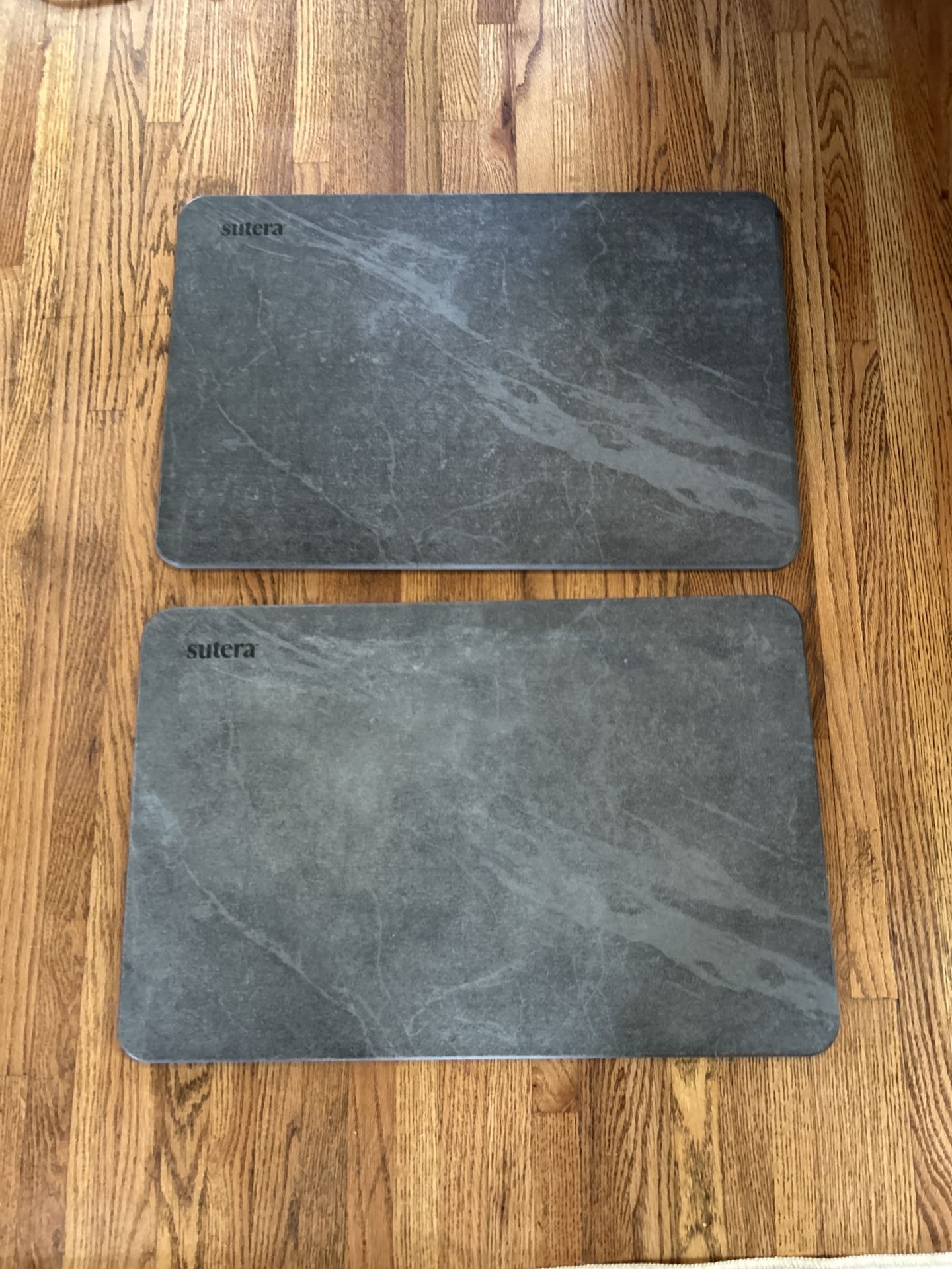 Sutera Stone Bath Mat x2