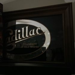 Vintage Cadillac Sign (Mirror)