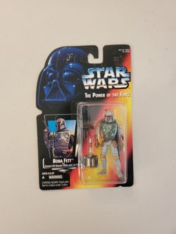 1995 Star Wars The Power of the Force Boba Fett Action Figure Kenner 