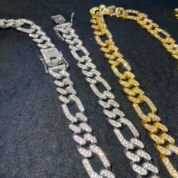 Four Pieces 20 Inch Chain🇮🇹Lab Stones