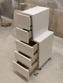 White 4 Drawer Cabinet