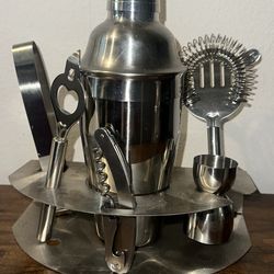 Stainless Steel Bar Set