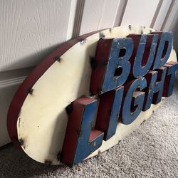Metal Bud Light Sign