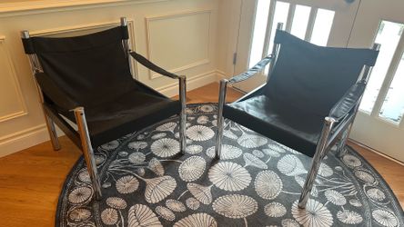 Swedish Modern Safari Lounge Chairs (2)