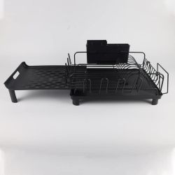 Standing Wide Over Sink Dish Rack, Multifunctional Storage Shelf Tableware Drainer Dish Rack