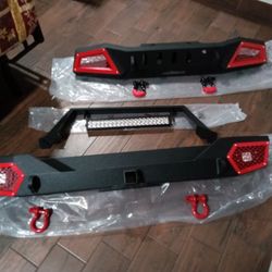 JEEP FRONT AND BACK BUMPERS 