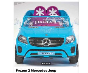 Disney Frozen II Kids Ride-On Mercedes SUV