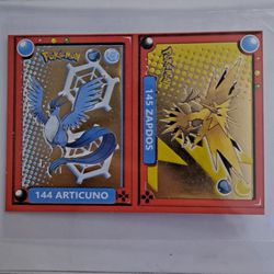 Pokedex Articuno / Zapsos Foil Sticker 