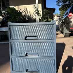 3 Drawer Wide Weave Tower