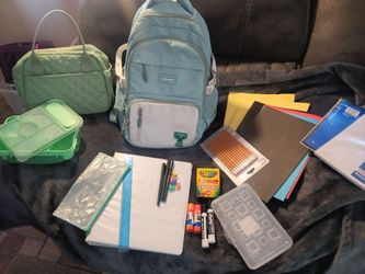 Backpack and supplies