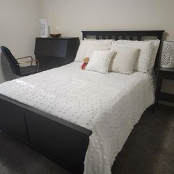 Full Ikea Hemnes Bedroom Set BLACK
