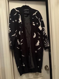 halloween cardigan