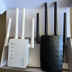 (2) Wifi Extender Signal Booster Max Range Amplifier 3000ft Router  Internet 
