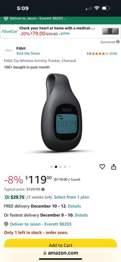Fitbit Zip Activity Tracker