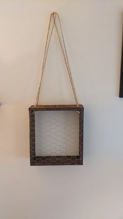 Air plant hanging shelf