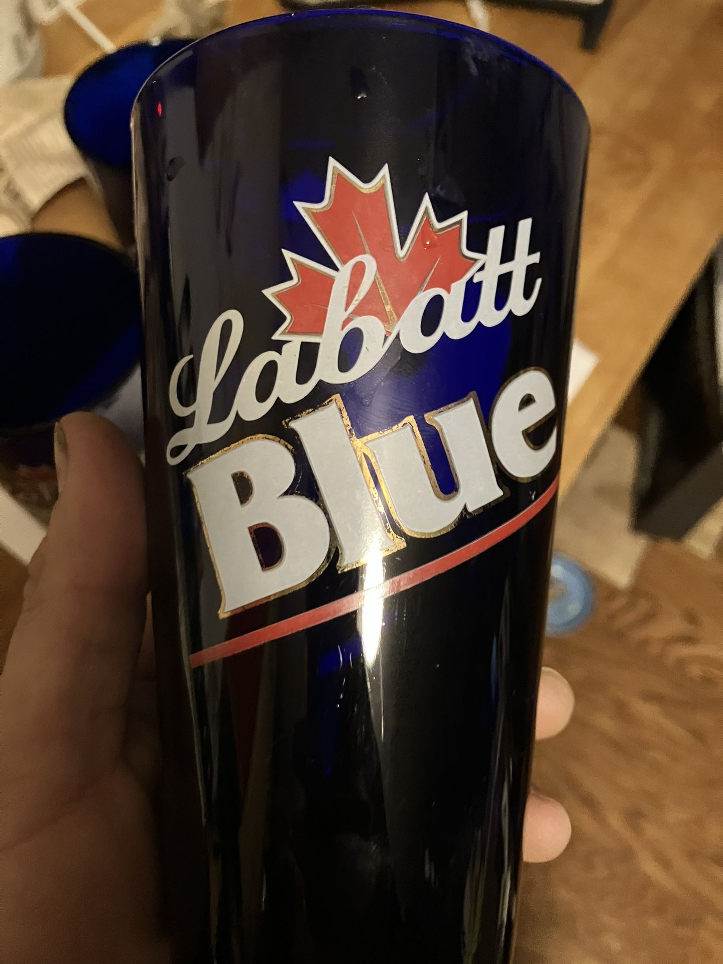 Labatt Blue Blue Glass Pint Glasses – Set of 4