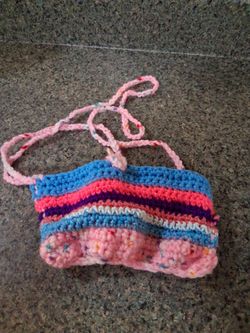 Crochet girls purse