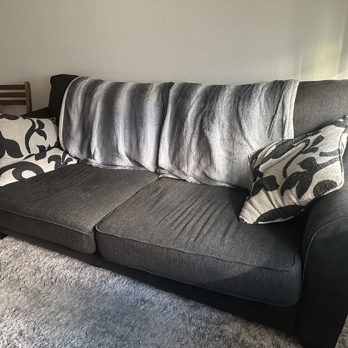 GREAT Condition Black Couch