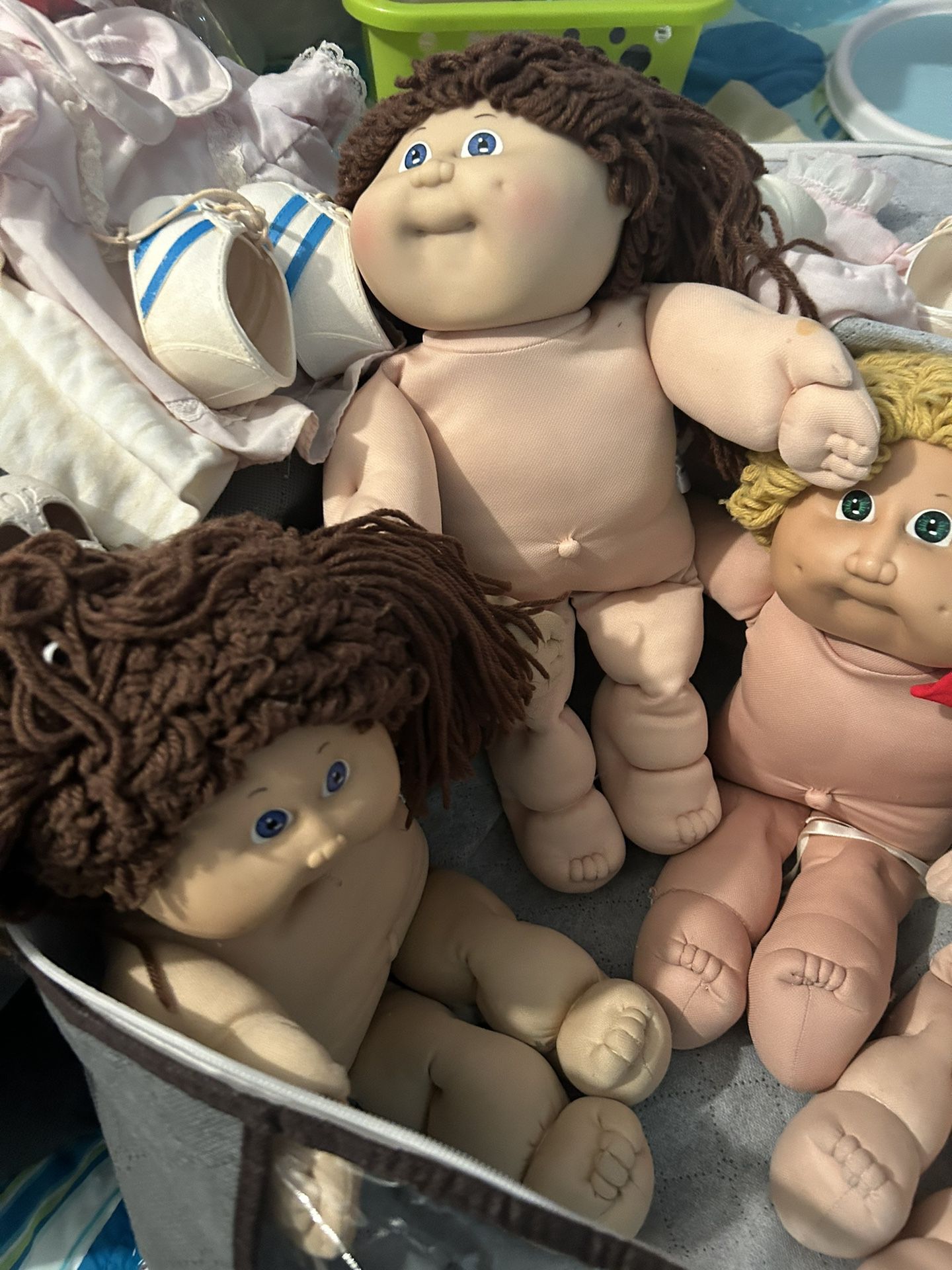 Authentic Cabbage, Patch Kids Originals From The Georgia Factory With Original Clothes All Of Them For $80