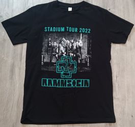 MEN'S RAMMSTEIN North America Stadium Tour 2022 Concert Shirt, sz M **$25**