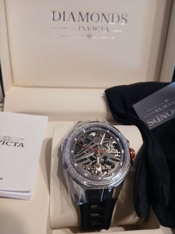 Invicta Objet D'Art 7012 1.08ct Lab Grown Diamond Automatic Watch! Retails at 1k