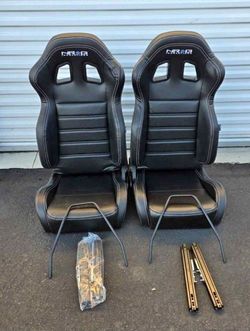 Nrg Innovations Racing Bucket Seats Asientos Deportivos Universales