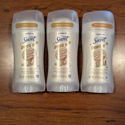 Secret Deodorant 2.4 Oz x3