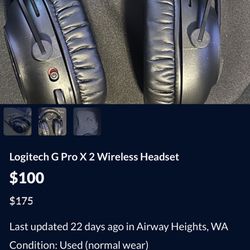 G Pro X 2 Wireless Headset 