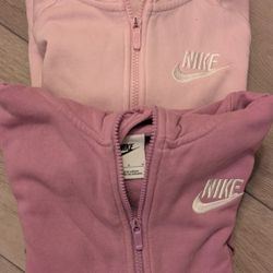 Nike KIDS Large 2 long sleeve zip up hoodie sweatshirts