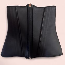 Black corset waist trainer #waisttraining