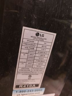 LG LP1217GSR 12000 BTU Portable Air Conditioner
