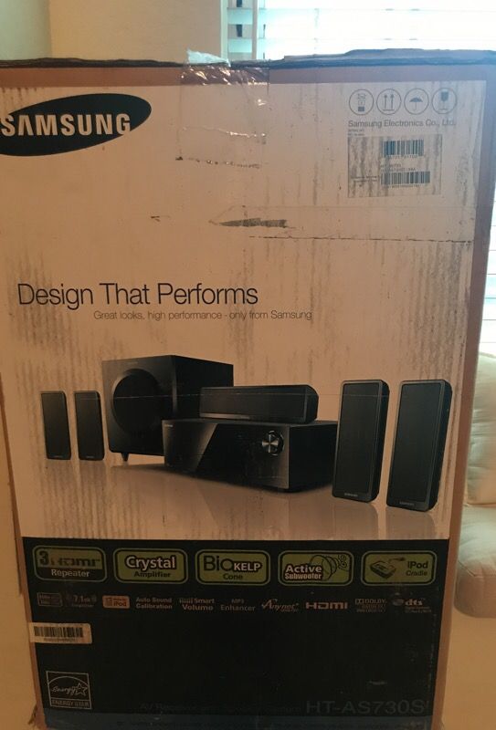 Brand new! SAMSUNG- AV Receiver with Speaker System