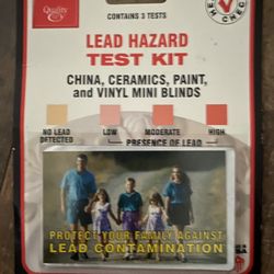 Lead Hazard Test Kit - (China, Ceramics, Paint, and Vinyl Mini Blinds)