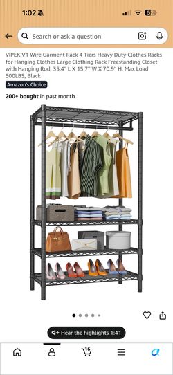 Portable Closet Like New