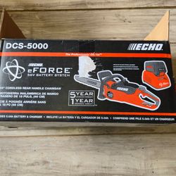 ECHO 56V 18 in. Battery Brushless  Chainsaw Kit with 5.0Ah Battery and Charger