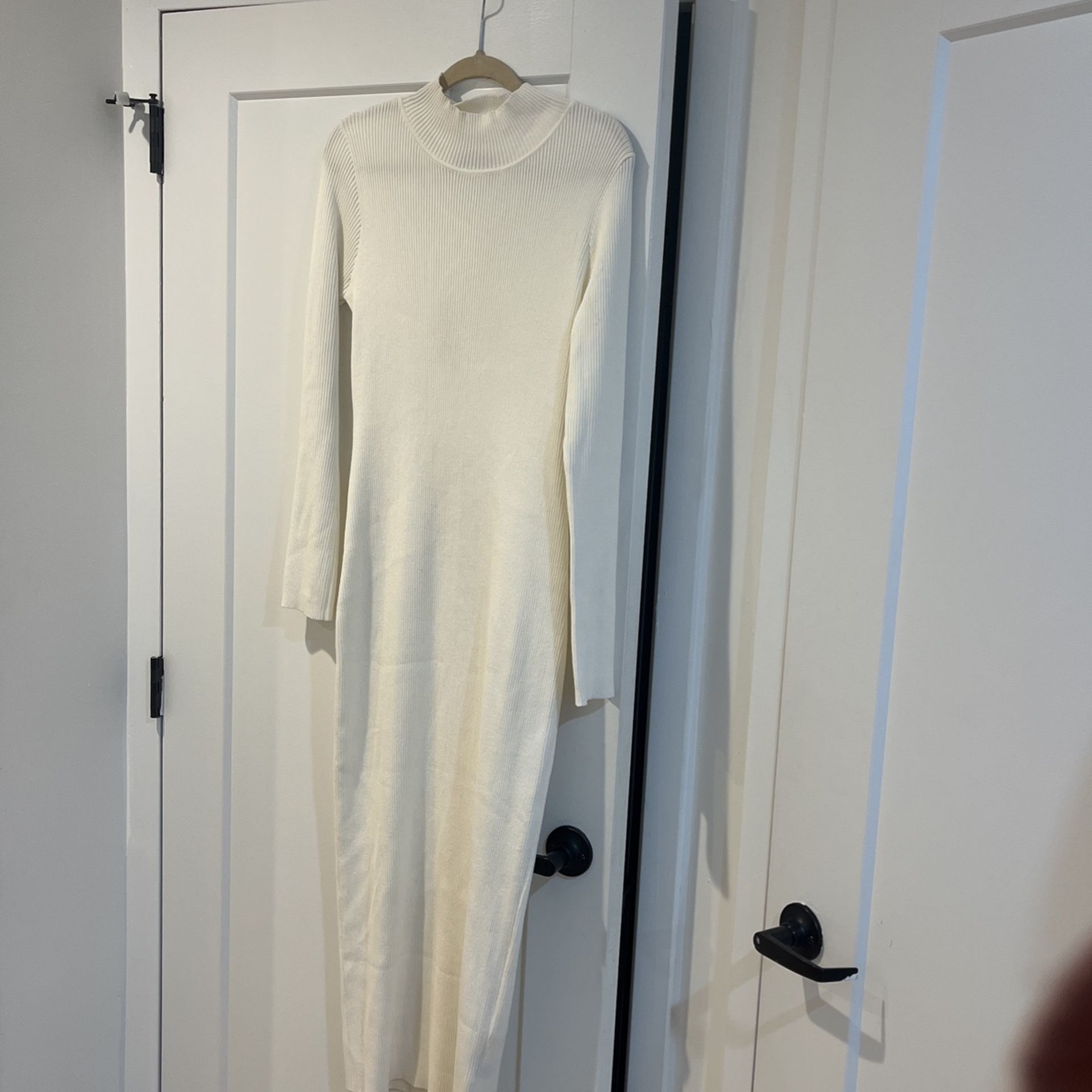White Sweater Dress