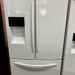 White Samsung French Door Refrigerator