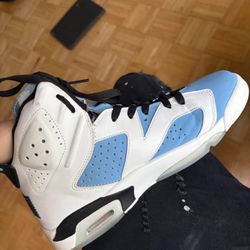 Jordan 6 Unc Black Laces (no Box) 11.5