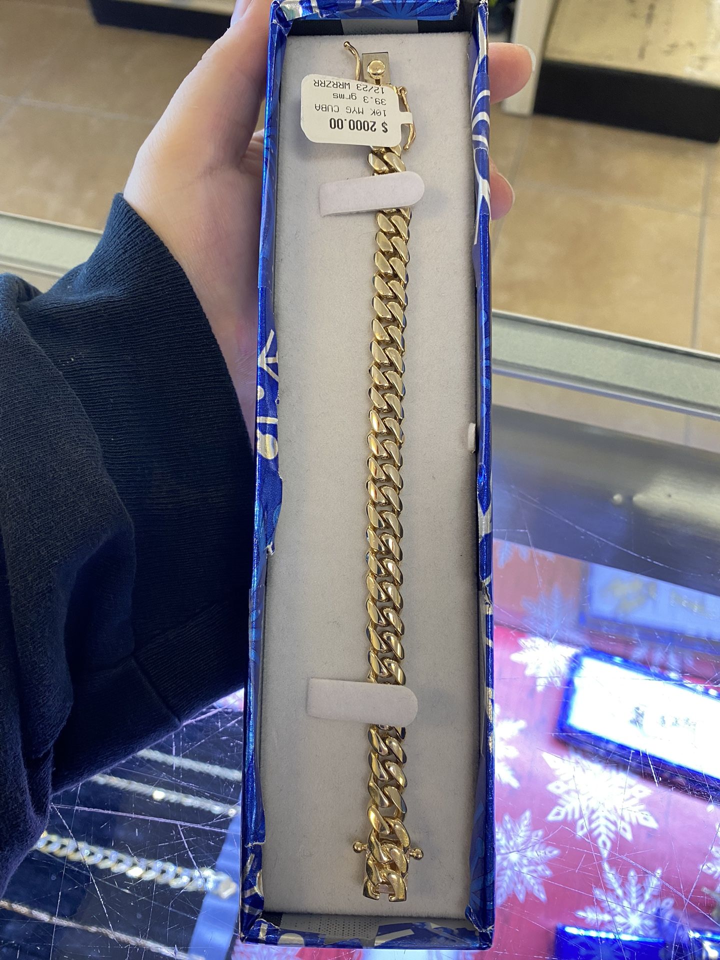 10k Cuban Bracelet 40 grams