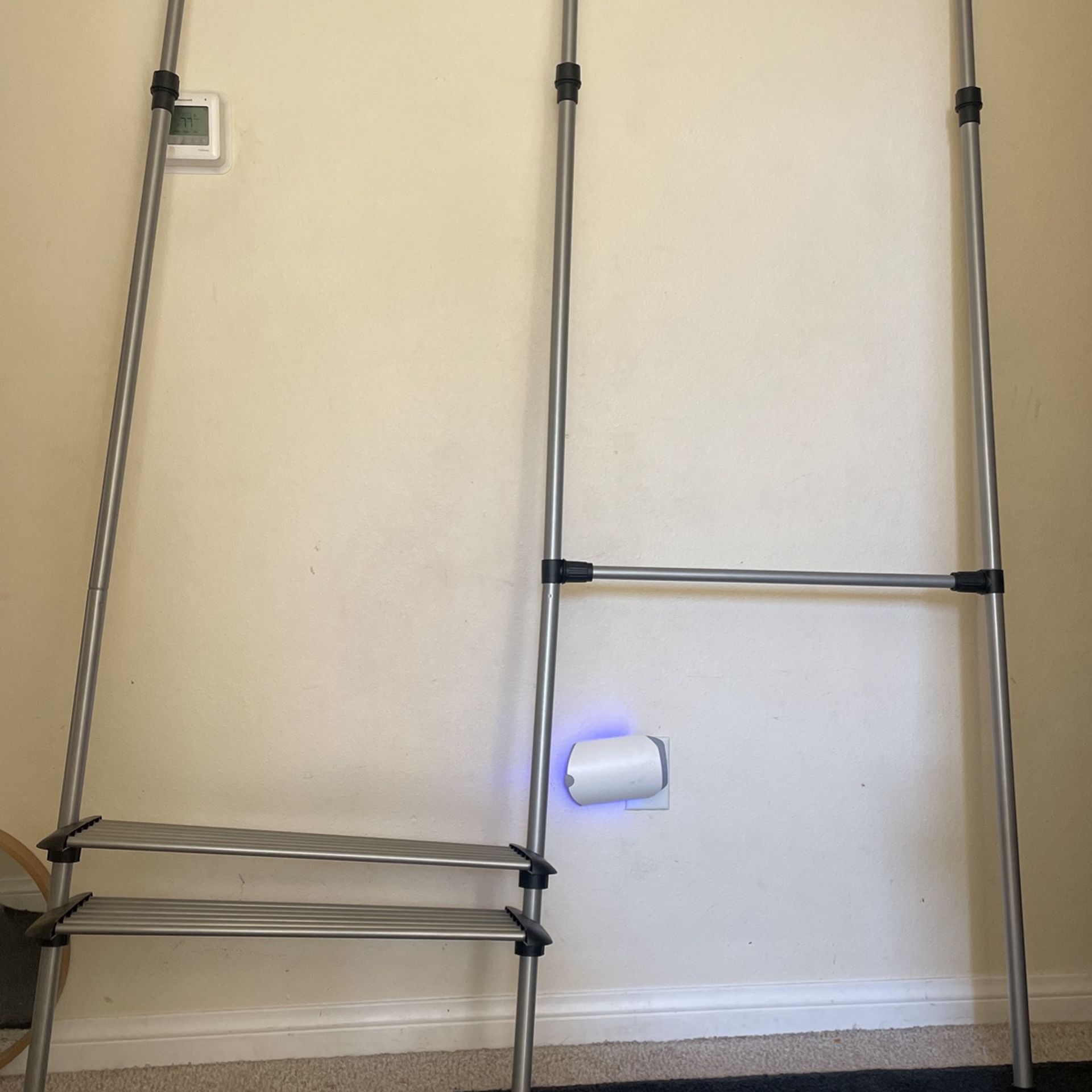 Whitmor 2 Shelf, 2 Rod Closet System, Adjustable Steel Closet Organizer